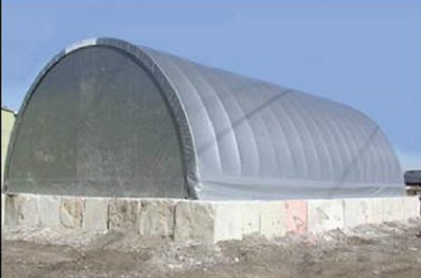 26'Wx48'Lx12'H arch storage building